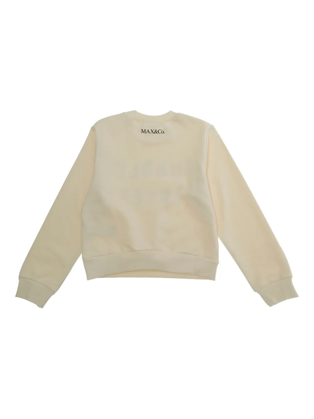 Max & Co Crew-neck Printed Top In Multi