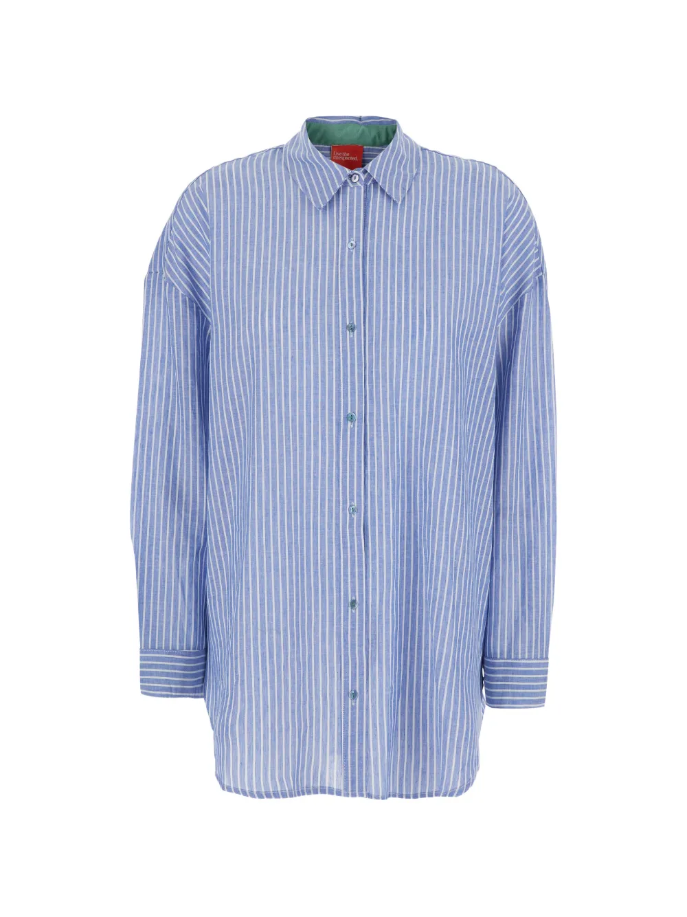 Merci striped long-sleeve shirt - Blau