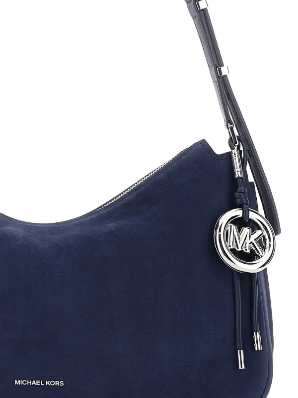 Michael Michael Kors Medium Nolita logo-charm Shoulder Bag | Blue