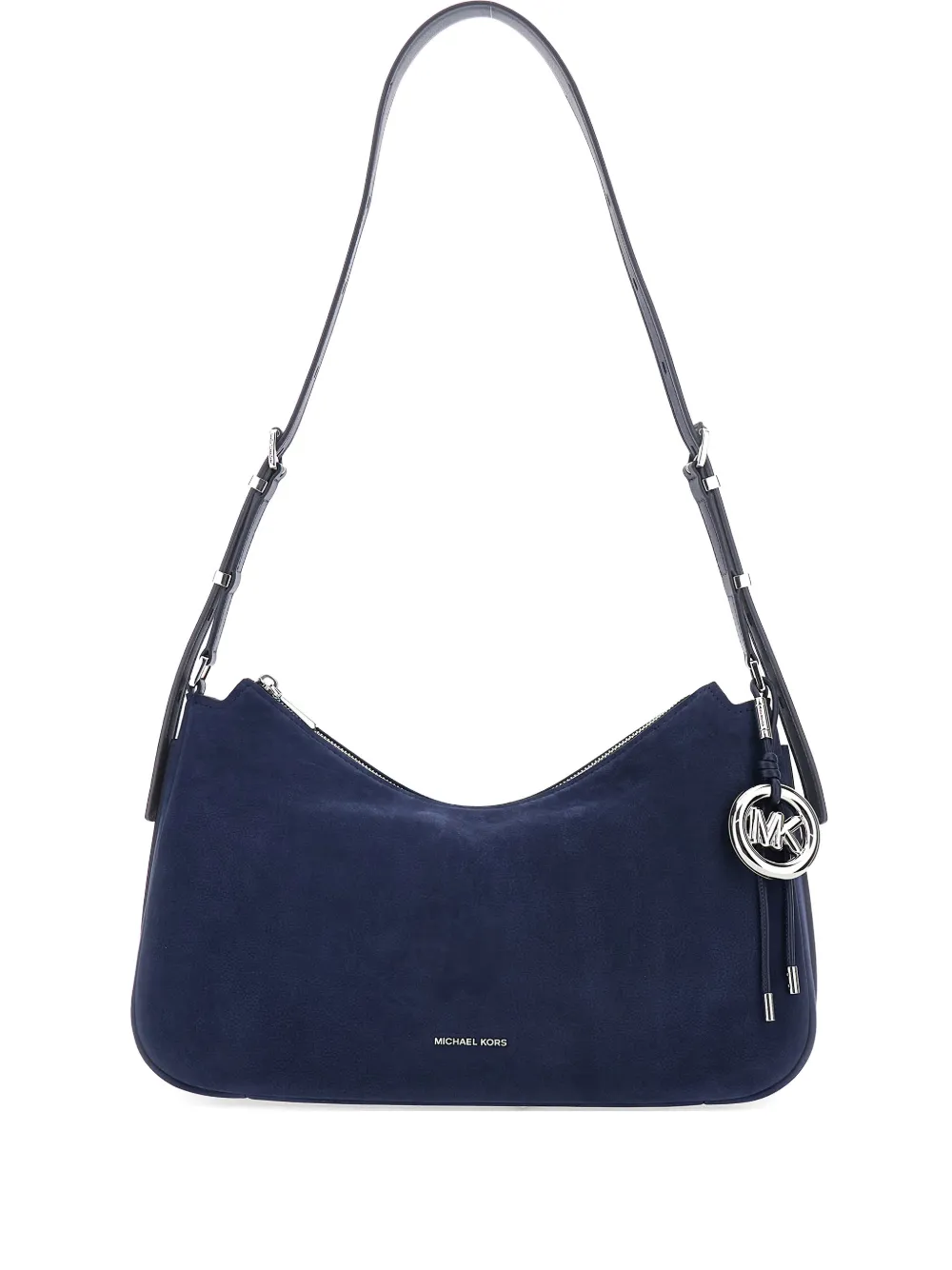 Michael Michael Kors medium Nolita logo-charm shoulder bag - Blu