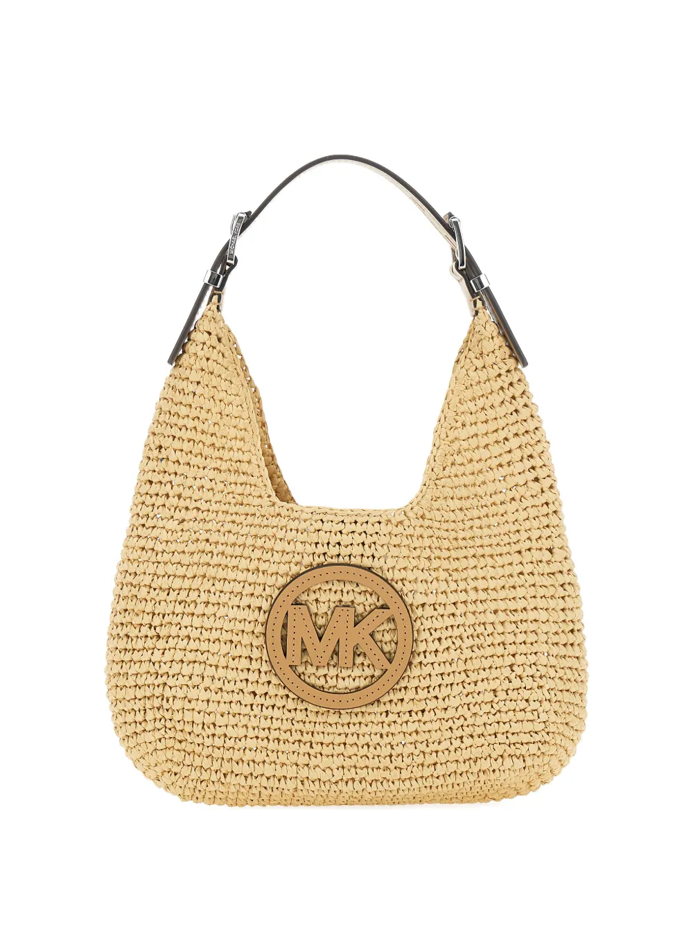 Michael Michael Kors logo-patch shoulder bag - Toni neutri