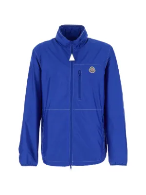 Balenciaga Jaqueta Esportiva Com Logo Bordado | Azul | FARFETCH BR