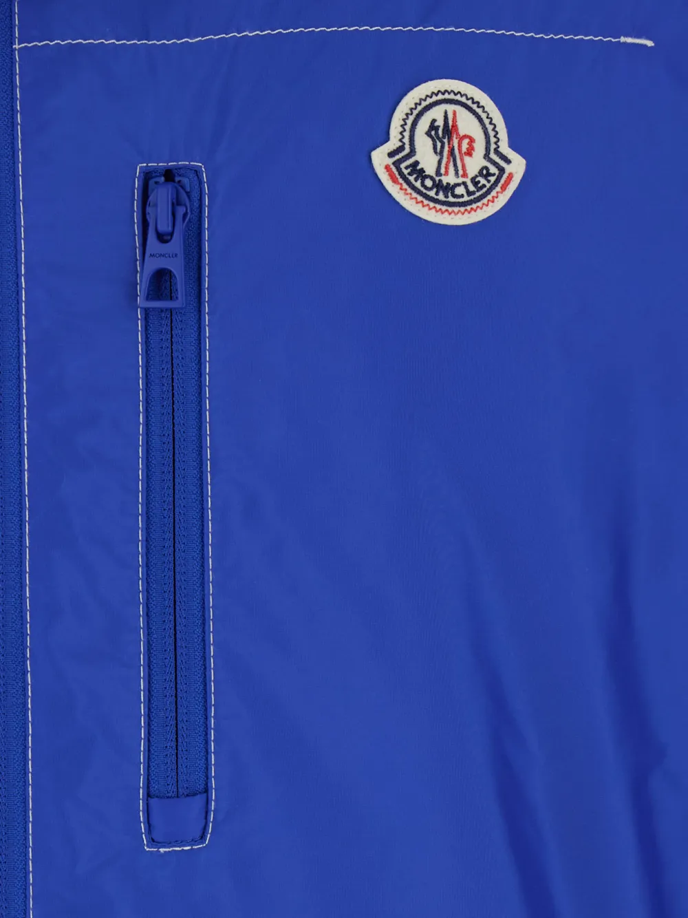 Moncler Arrakis jack met contrasterend stiksel Blauw