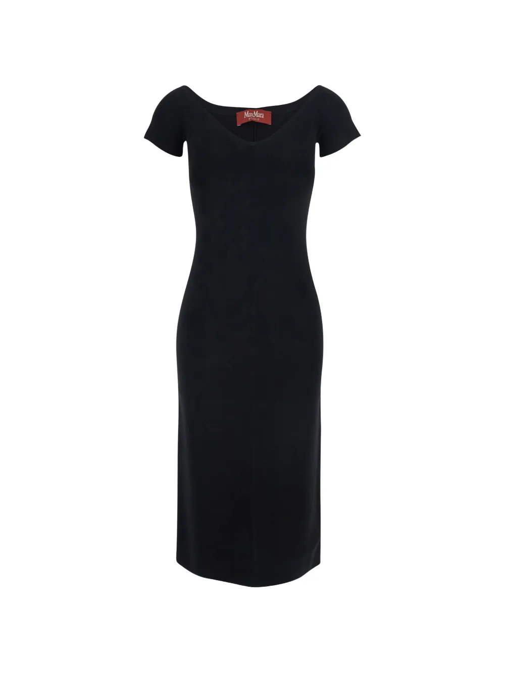 Max Mara Cabina V-neck dress - Nero
