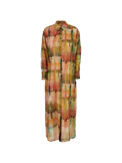 MOMONÌ printed collared dress