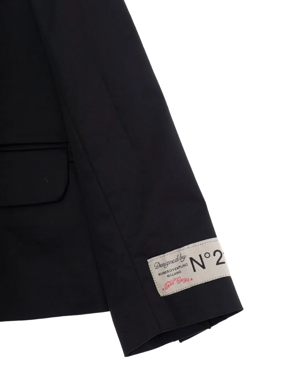  Nº21 Kids Button Single-breasted Jacket - Black 