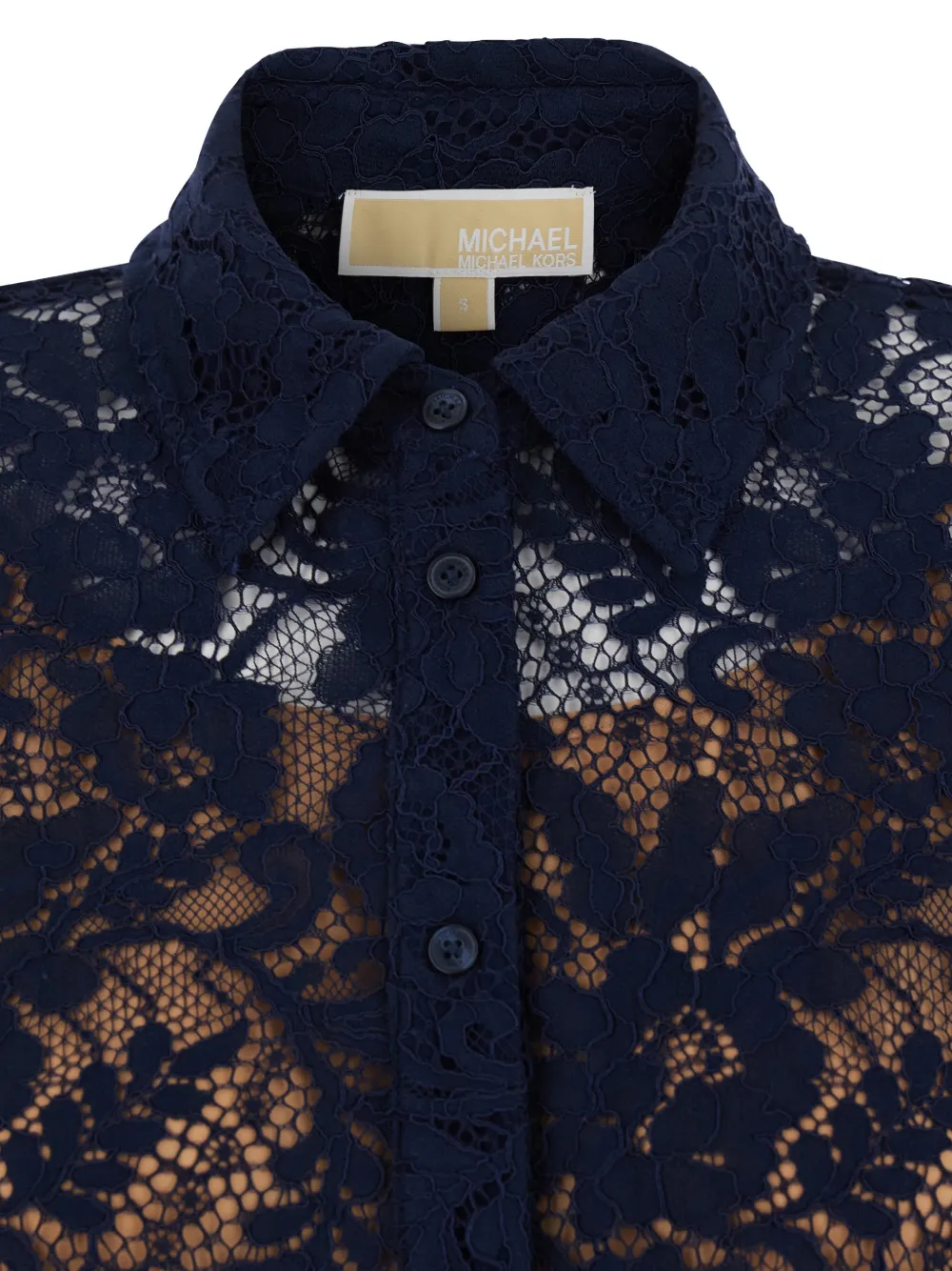  Michael Michael Kors Lace Shirt - Blue 