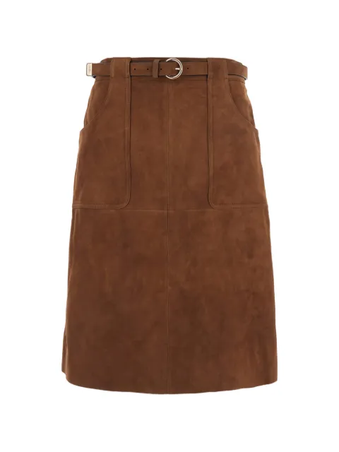 Max Mara MSTTENNIS belted midi skirt