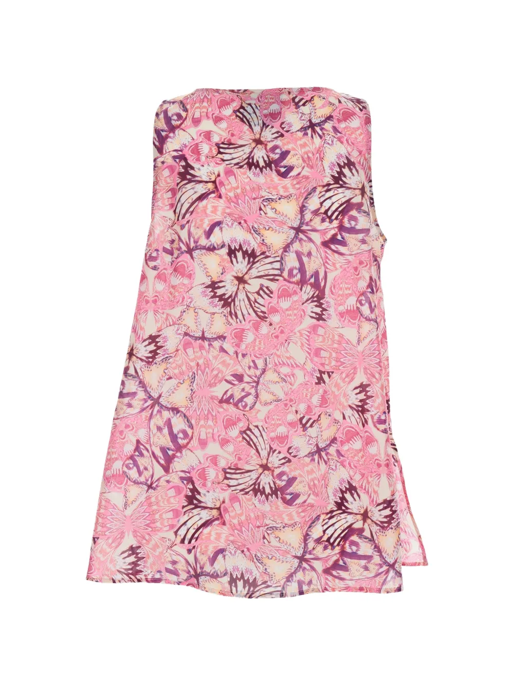  Momoni Floral Print Top - Pink 
