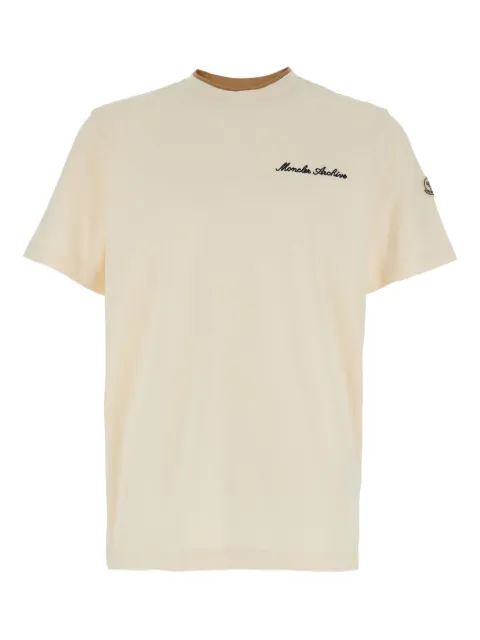 Moncler embroidery T-shirt