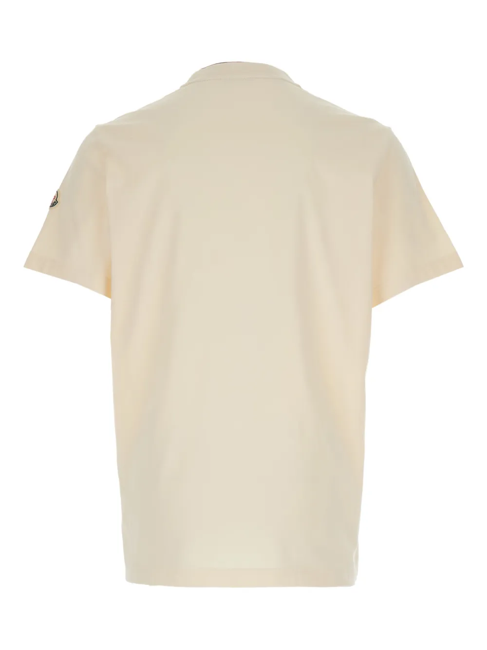 Moncler embroidery T-shirt - Beige