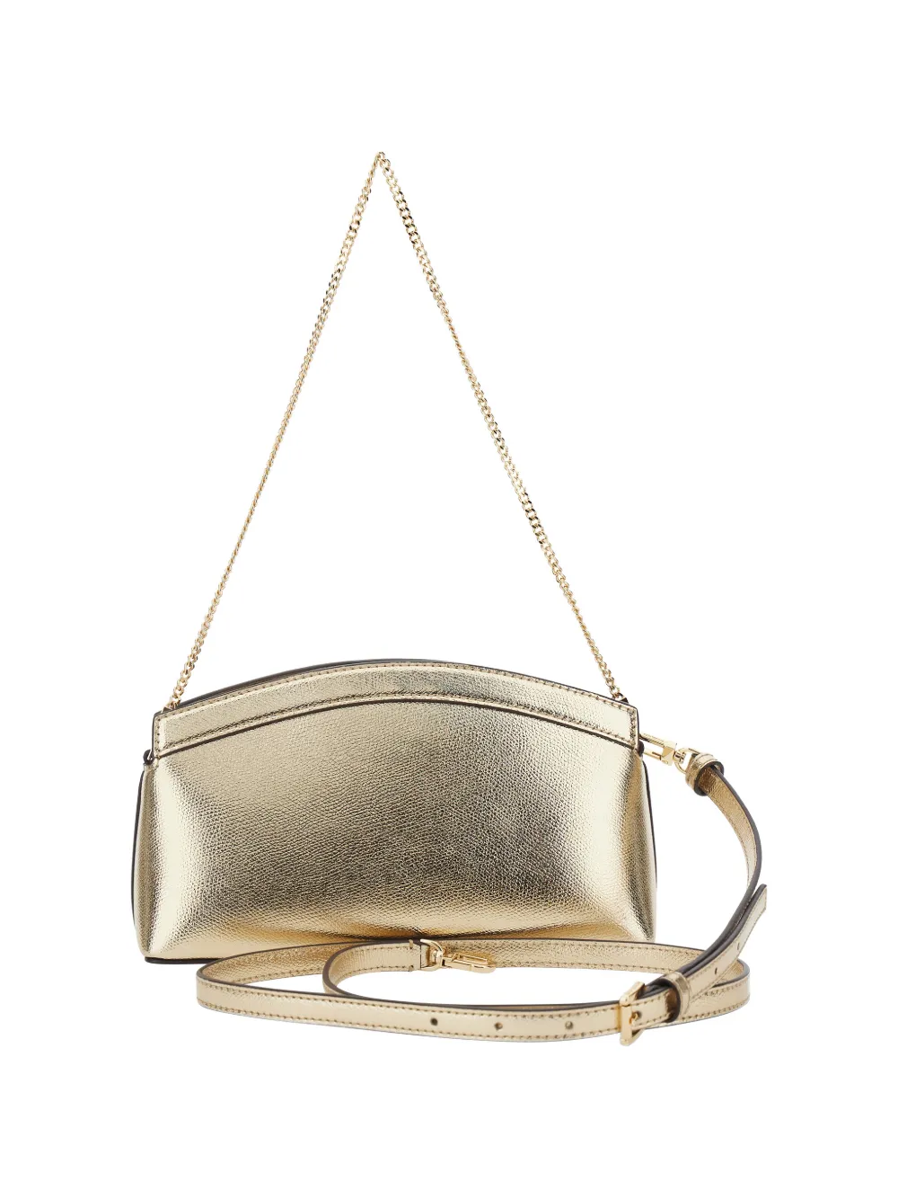 Michael Kors Athena schoudertas met metallic ketting Goud