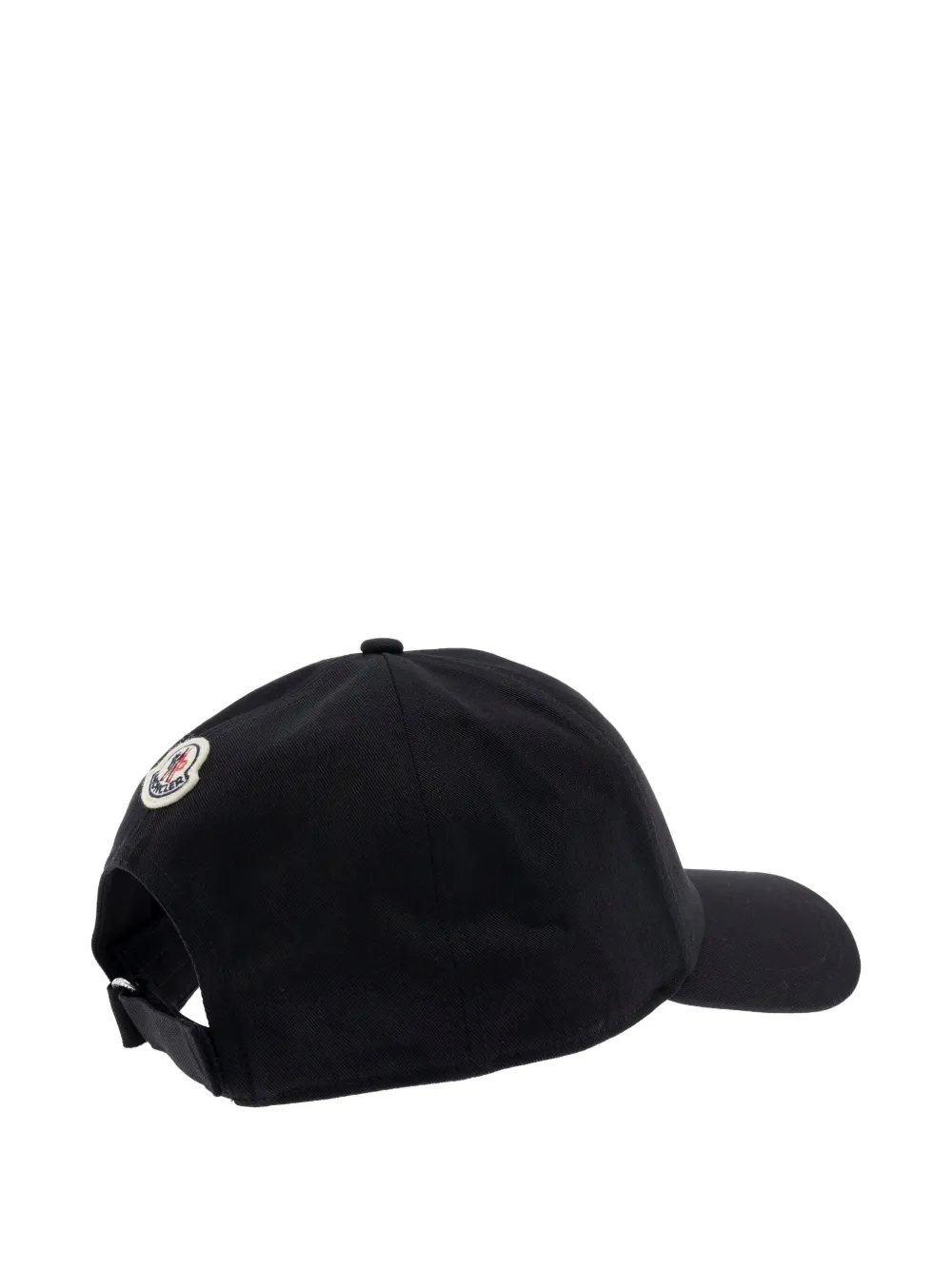 Moncler logo-patch baseball cap - Zwart