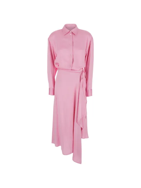 MSGM wrap-style asymmetric dress