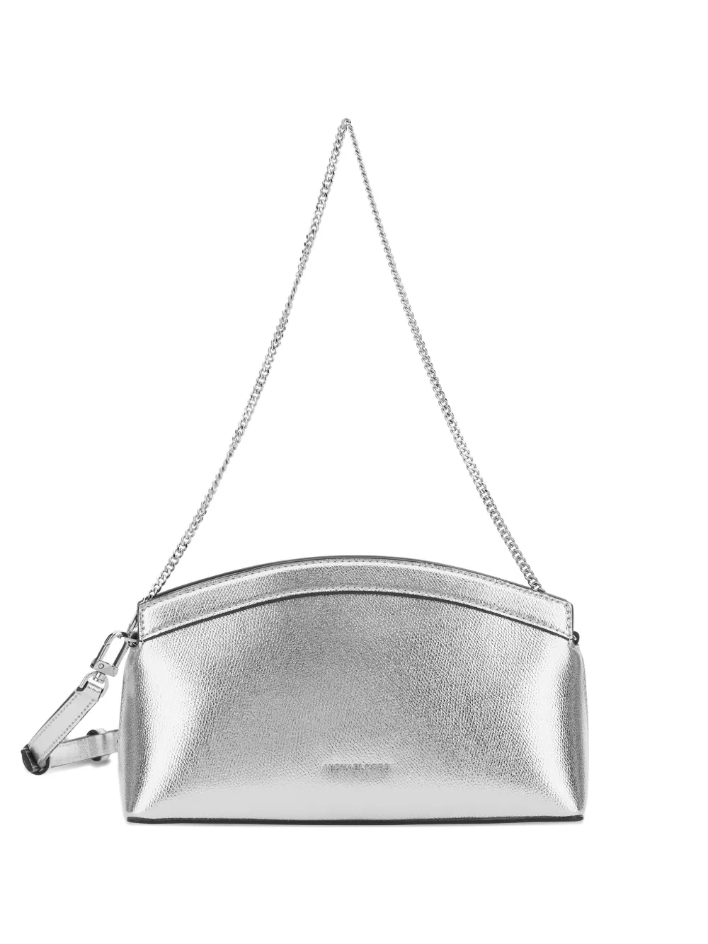 Michael Michael Kors Athena metallic chain shoulder bag - Argento
