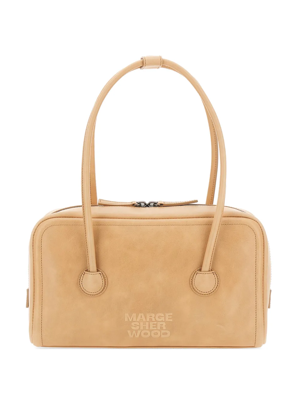 Marge Sherwood Soft Boston EW top handle shoulder bag - Toni neutri