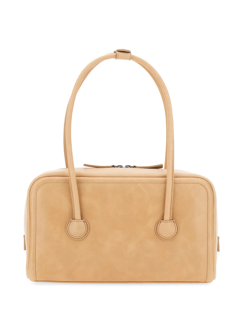 Marge Sherwood Soft Boston EW schoudertas met handgreep Beige