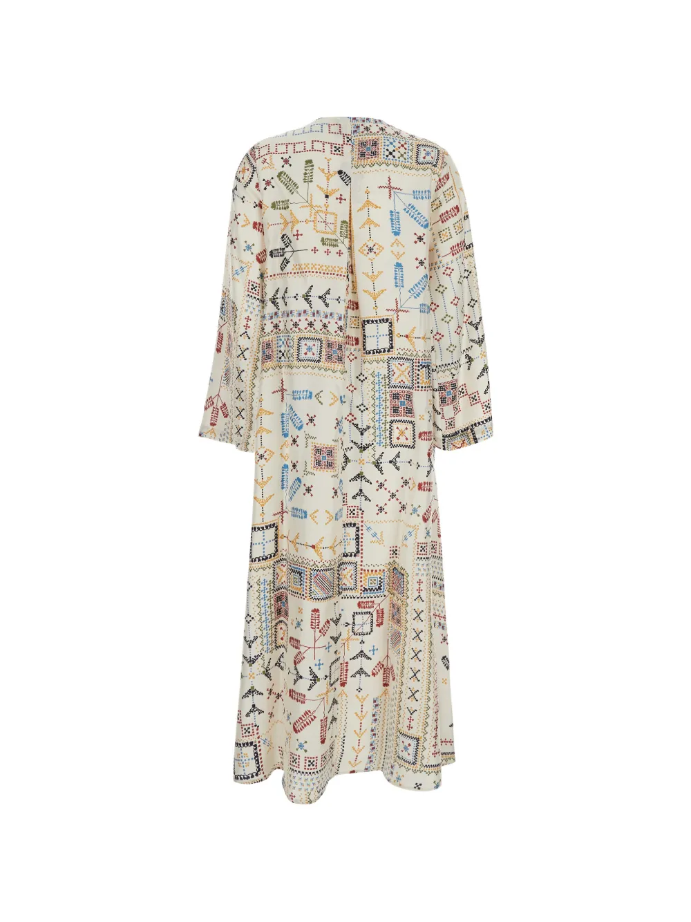  Momoni Geometric-pattern Maxi Dress - Neutrals 