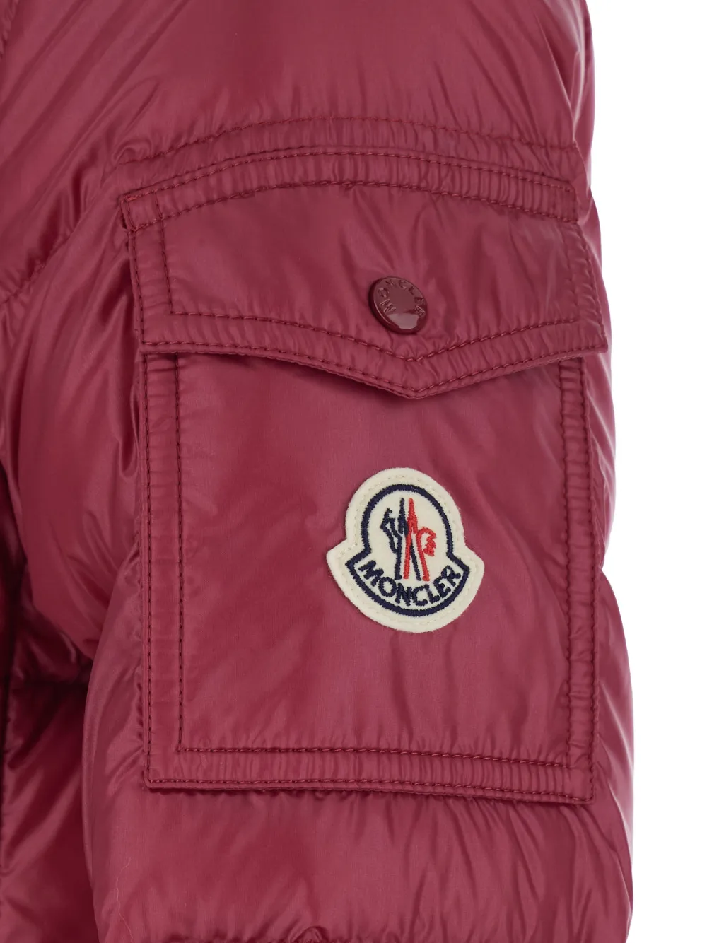 Glesse hooded quilted jacket