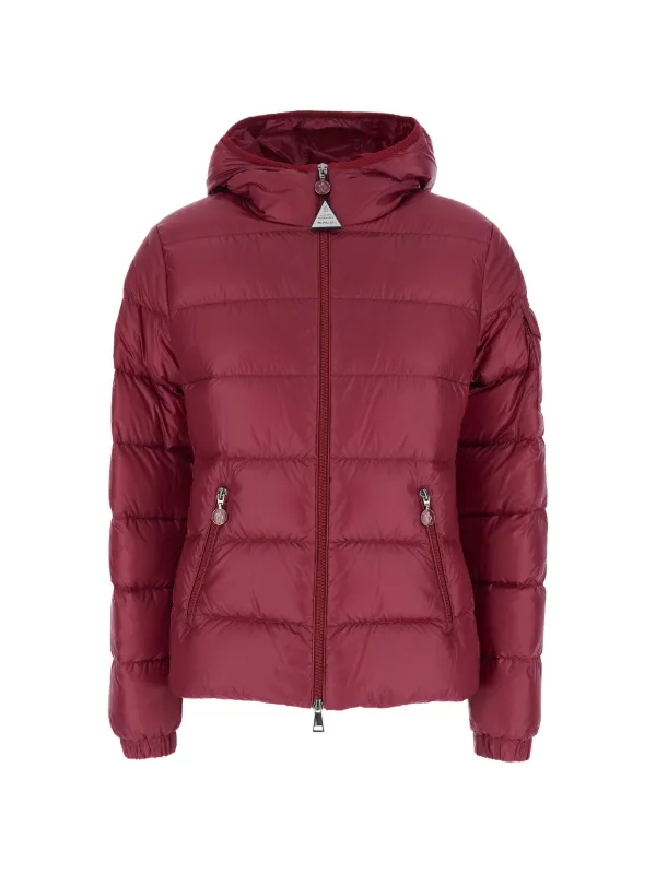 Moncler Glesse フーデッド パデッドジャケット | レッド | FARFETCH JP