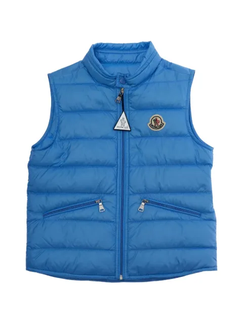 Moncler Enfant logo-detail quilted-pattern gilet