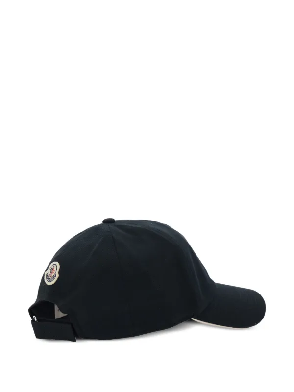 Moncler ロゴ キャップ | ブラック | FARFETCH JP