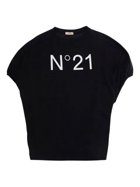 Nº21 Kids camiseta con logo estampado