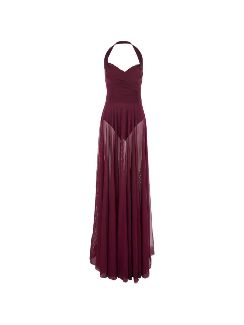Norma Kamali Cayla draped dress