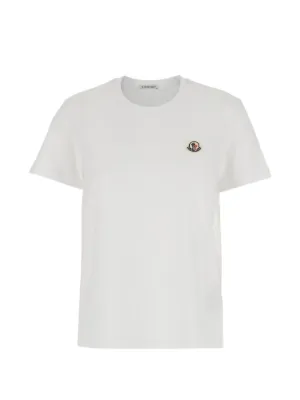 Moncler エンブロイダリー Tシャツ | ホワイト | FARFETCH JP