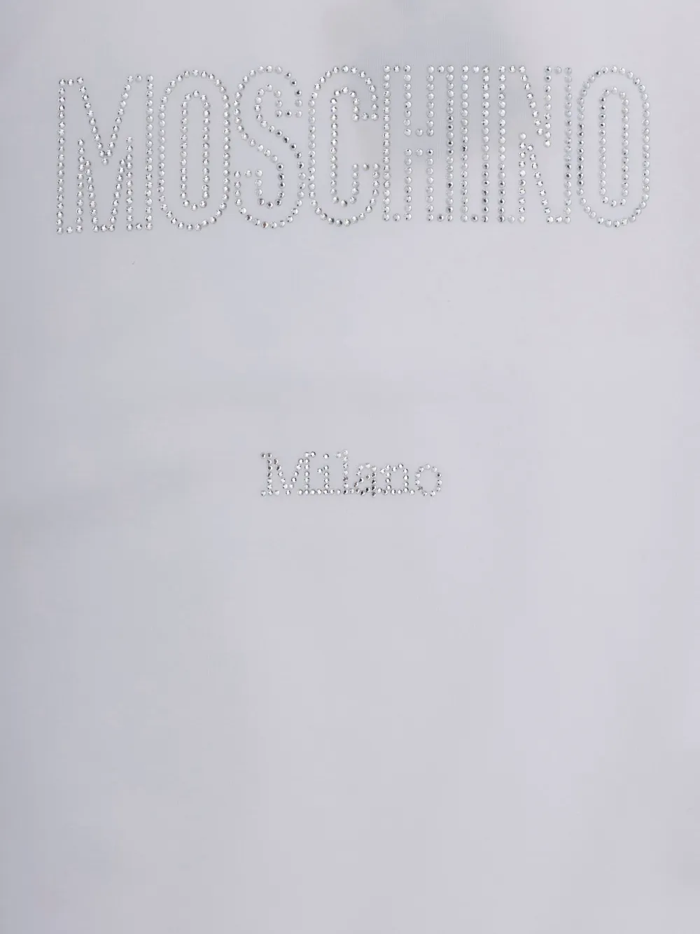 Moschino Kids Sweater verfraaid met kristallen Wit