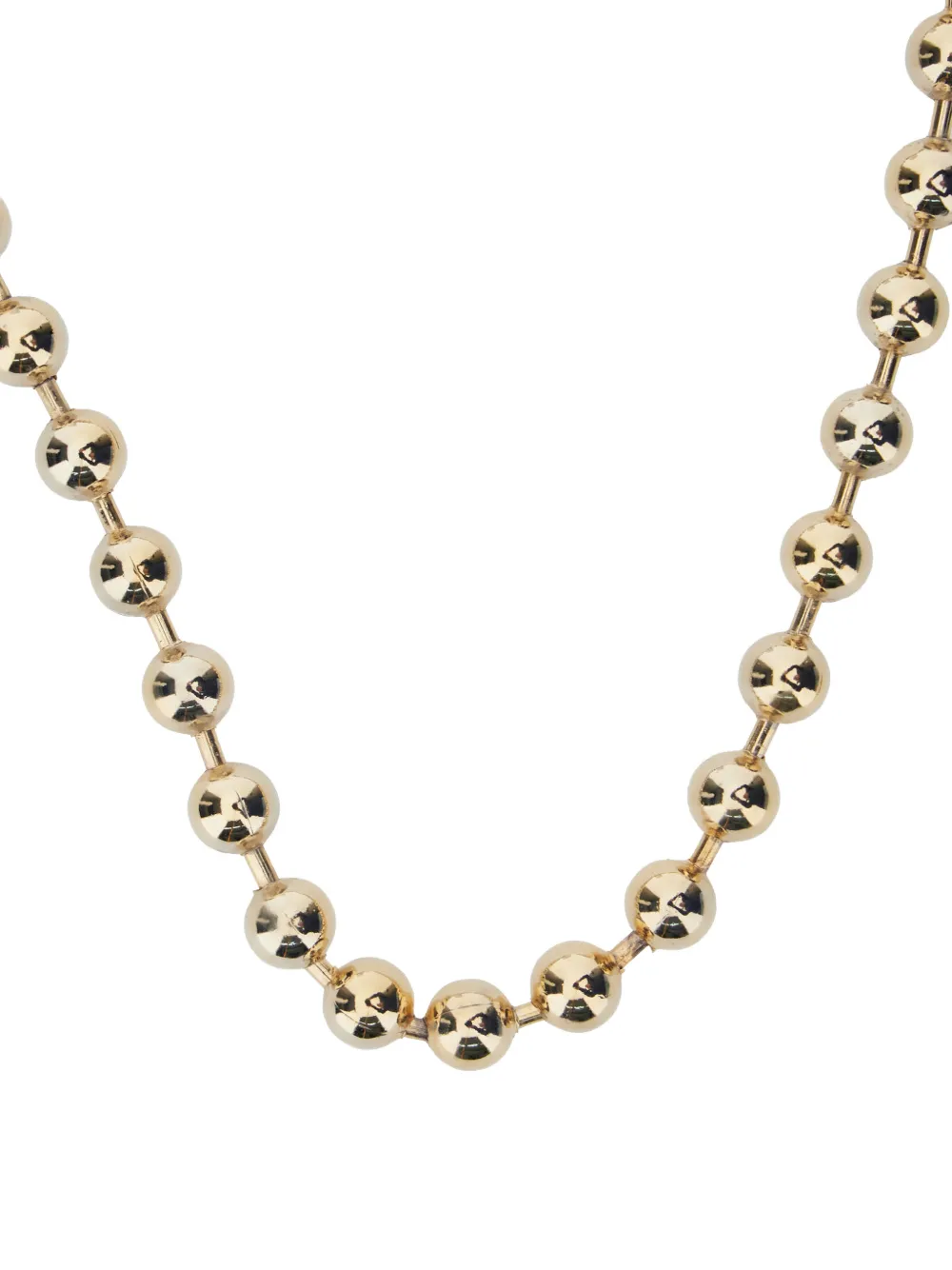 Semicouture beaded necklace - Goud