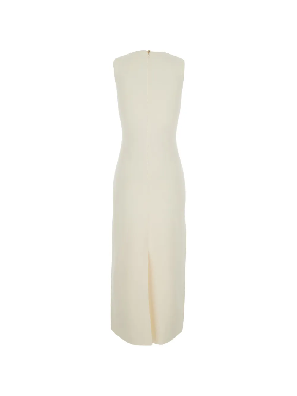 Visiera Round-Neck Midi Dress