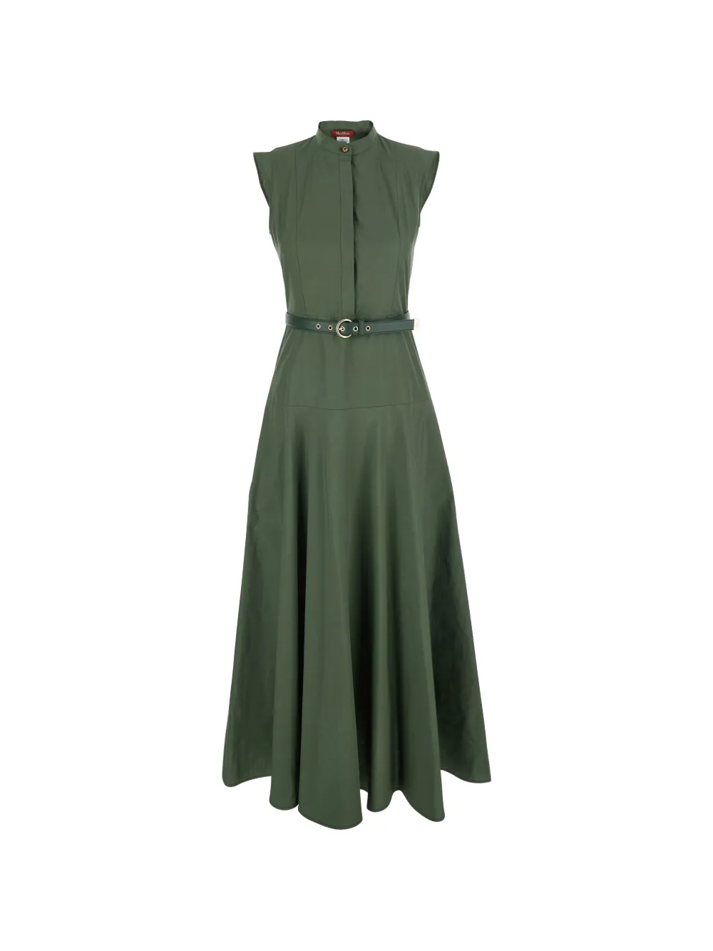 Max Mara cotton poplin dress - Verde
