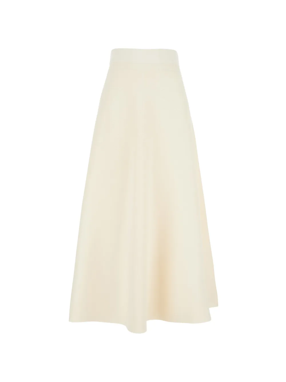 Max Mara Gonna midi svasata Abbono - Bianco