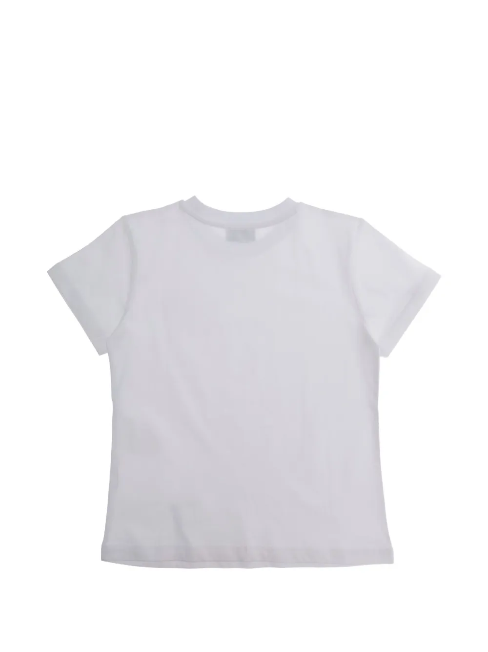  Moschino Kids Bear Appliqué T-shirt - White 
