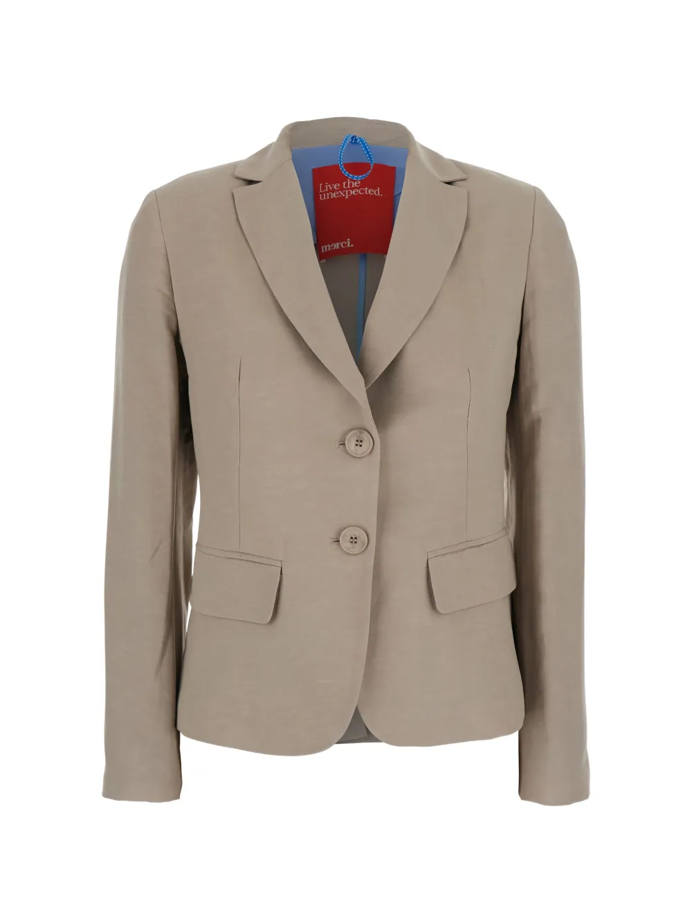 Merci single-breasted blazer - Grigio