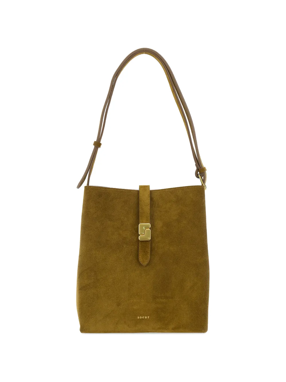 Soeur buckle strap shoulder bag - Verde