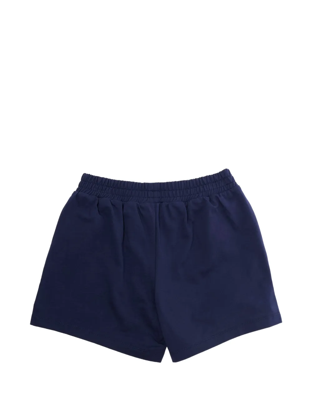 Moschino Kids Shorts met logoprint Blauw