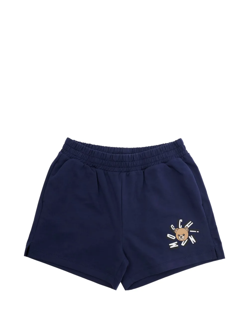 Moschino Kids logo-print shorts - Blue
