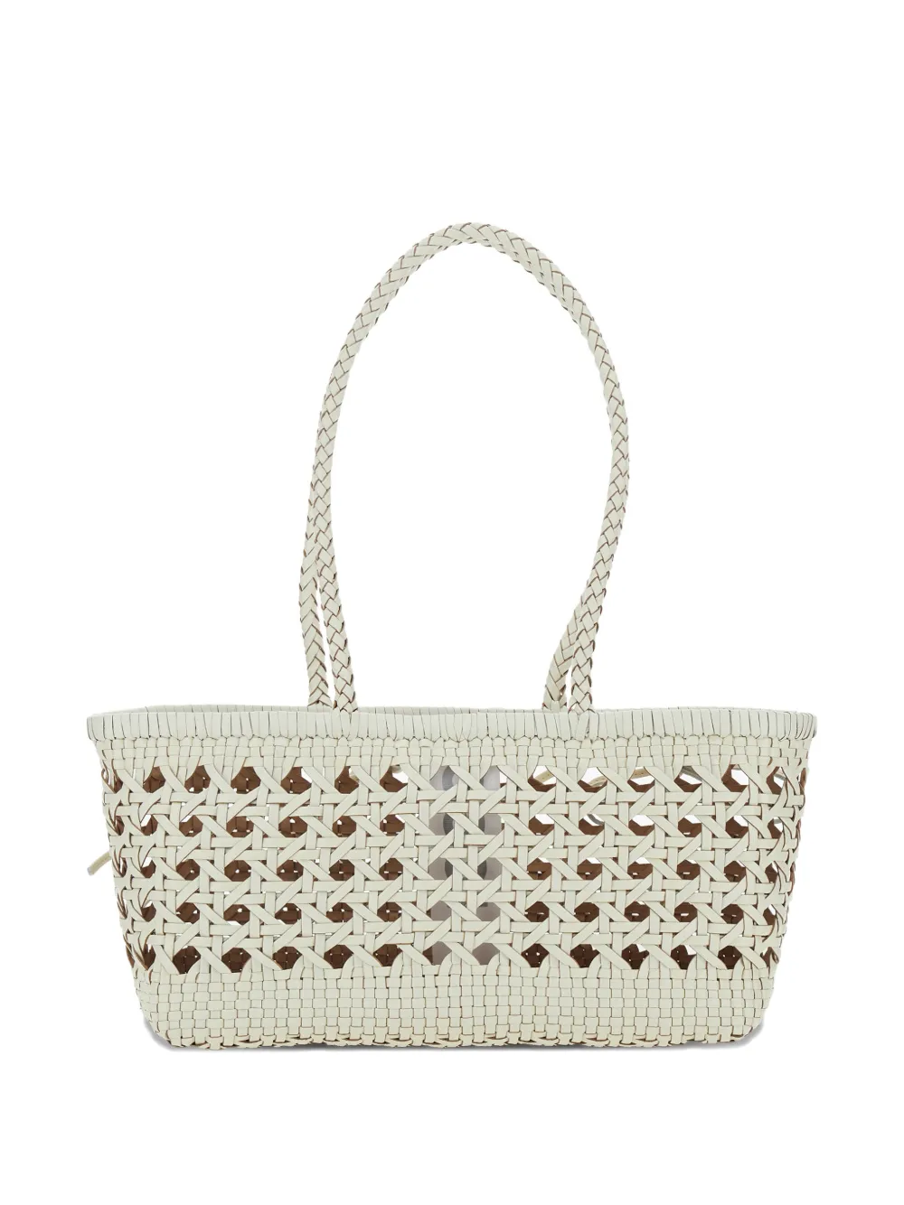 Osoi Biscuit braided-strap woven shoulder bag - Beige