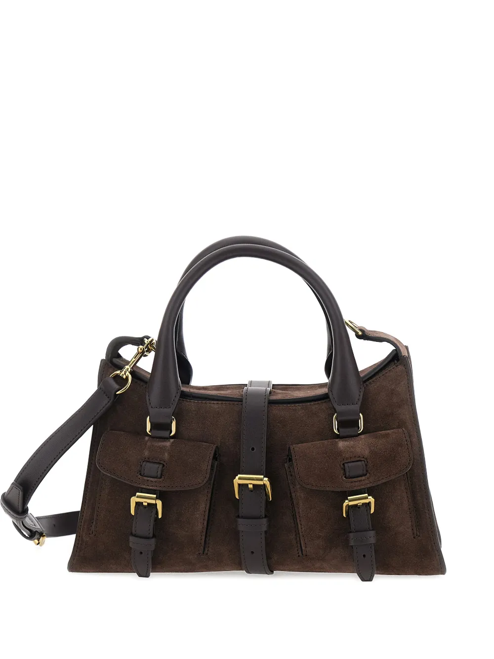 Mulberry small Roxanne buckle-fastening tote bag - Marrone