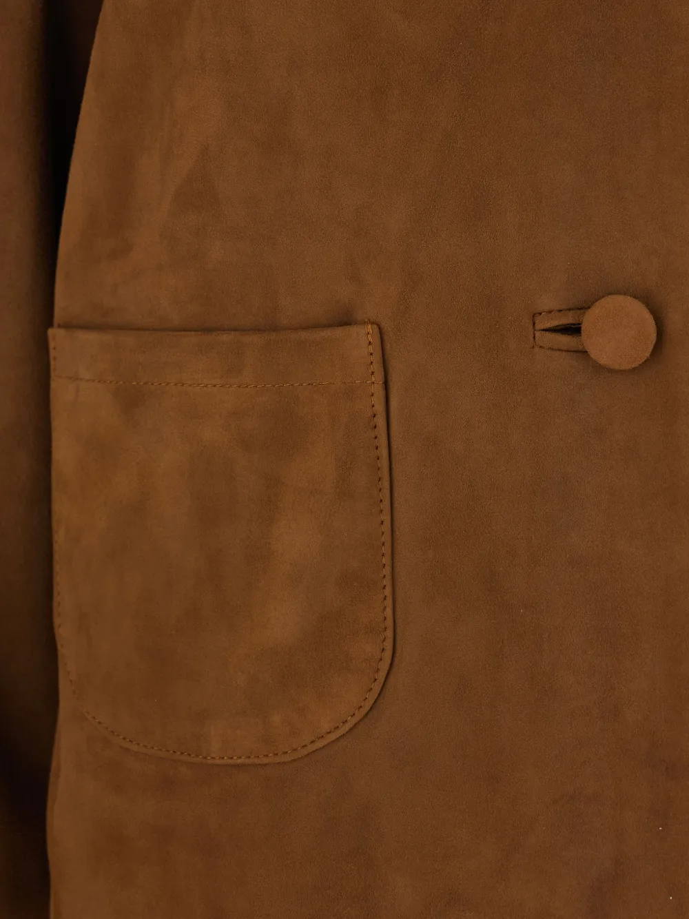  Semicouture Suede Jacket - Brown 
