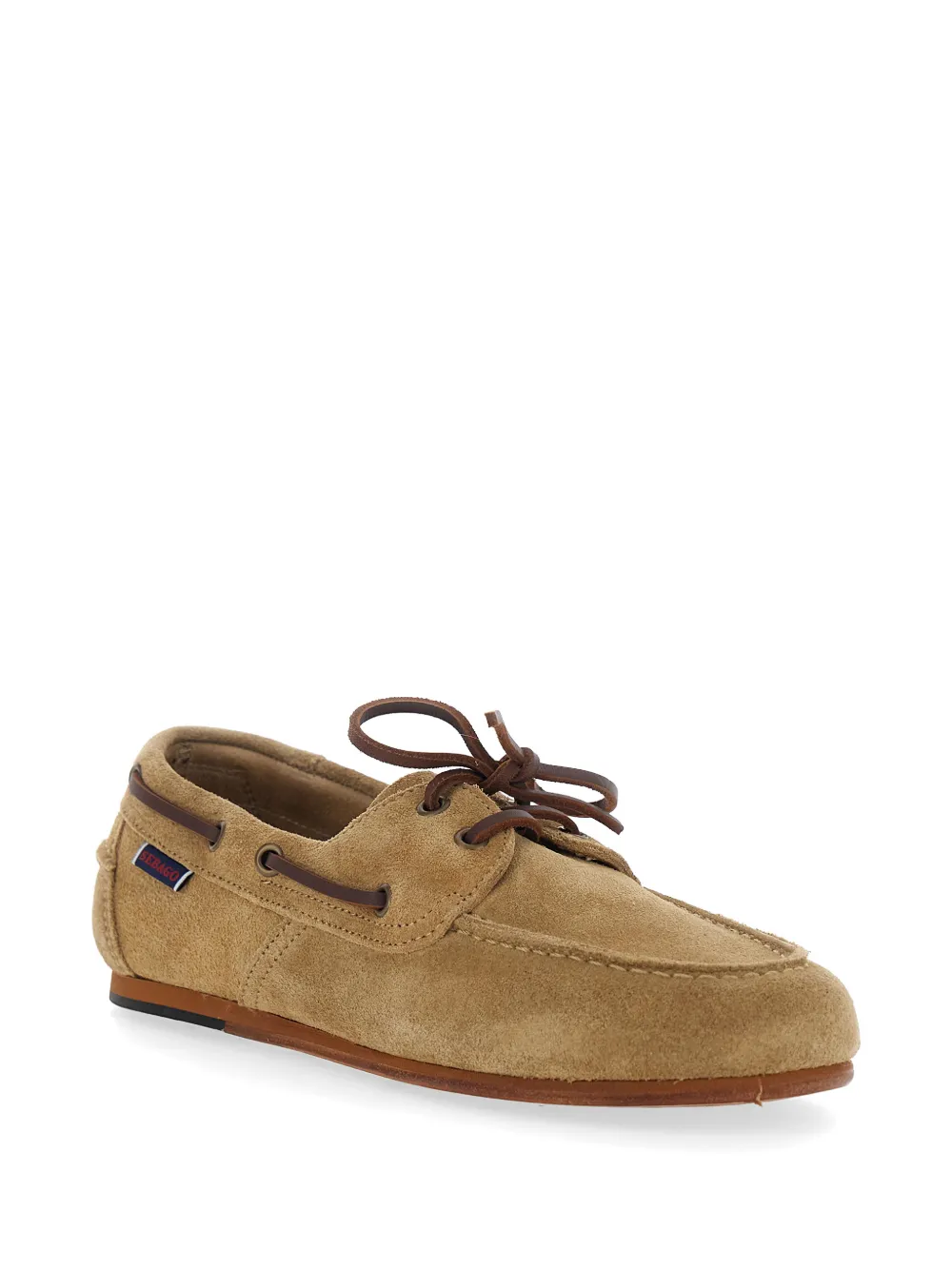 Sebago beige lace-up loafers