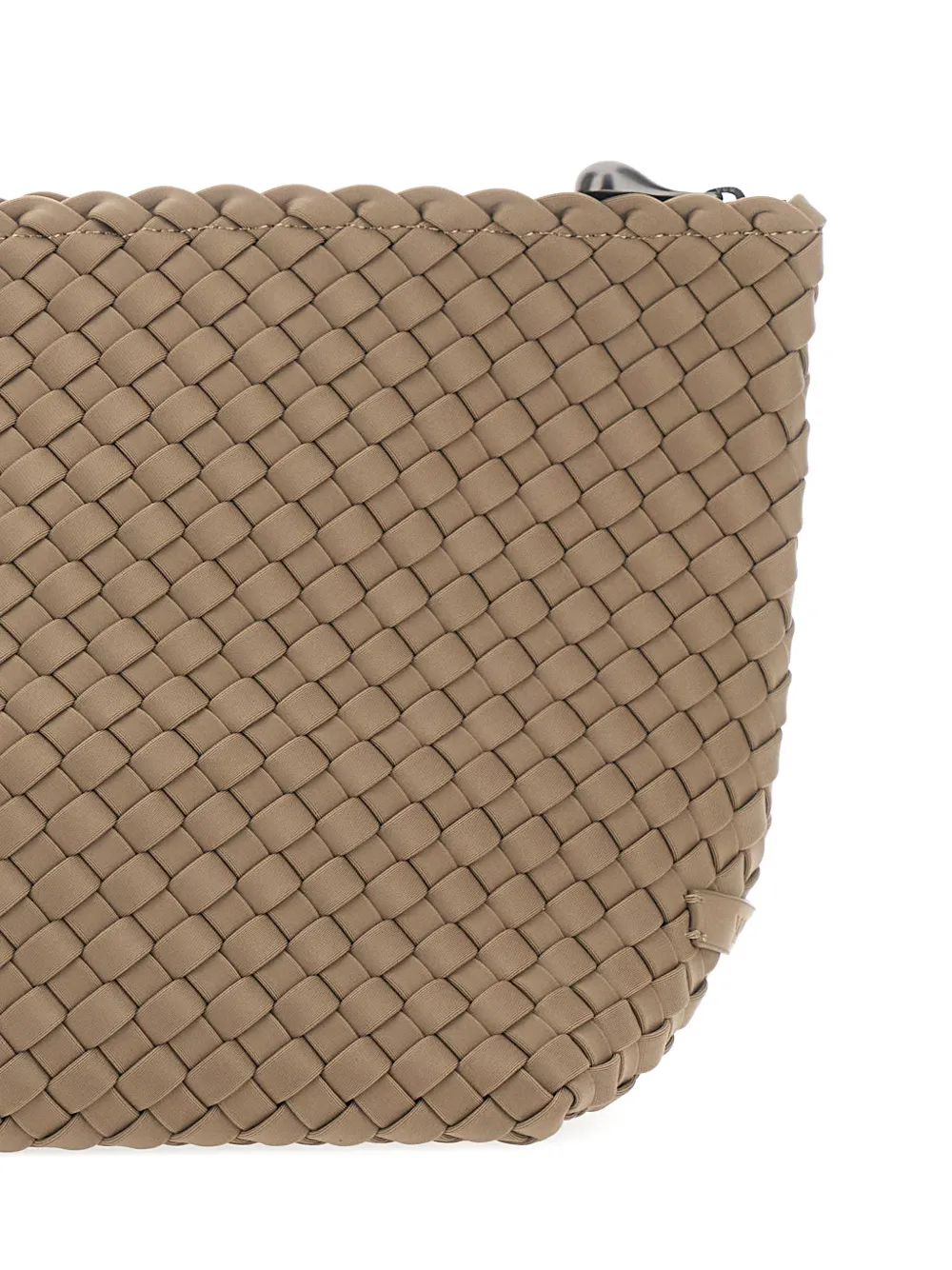 NAGHEDI woven clutch bag - Beige