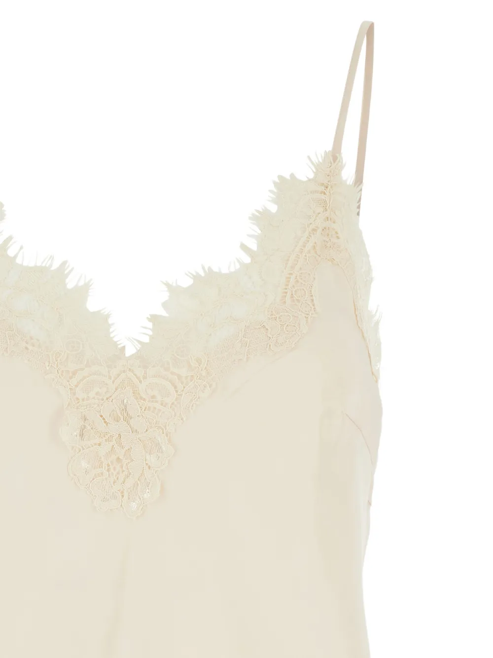  Gold Hawk Coco Lace V-neck Top - Neutrals 