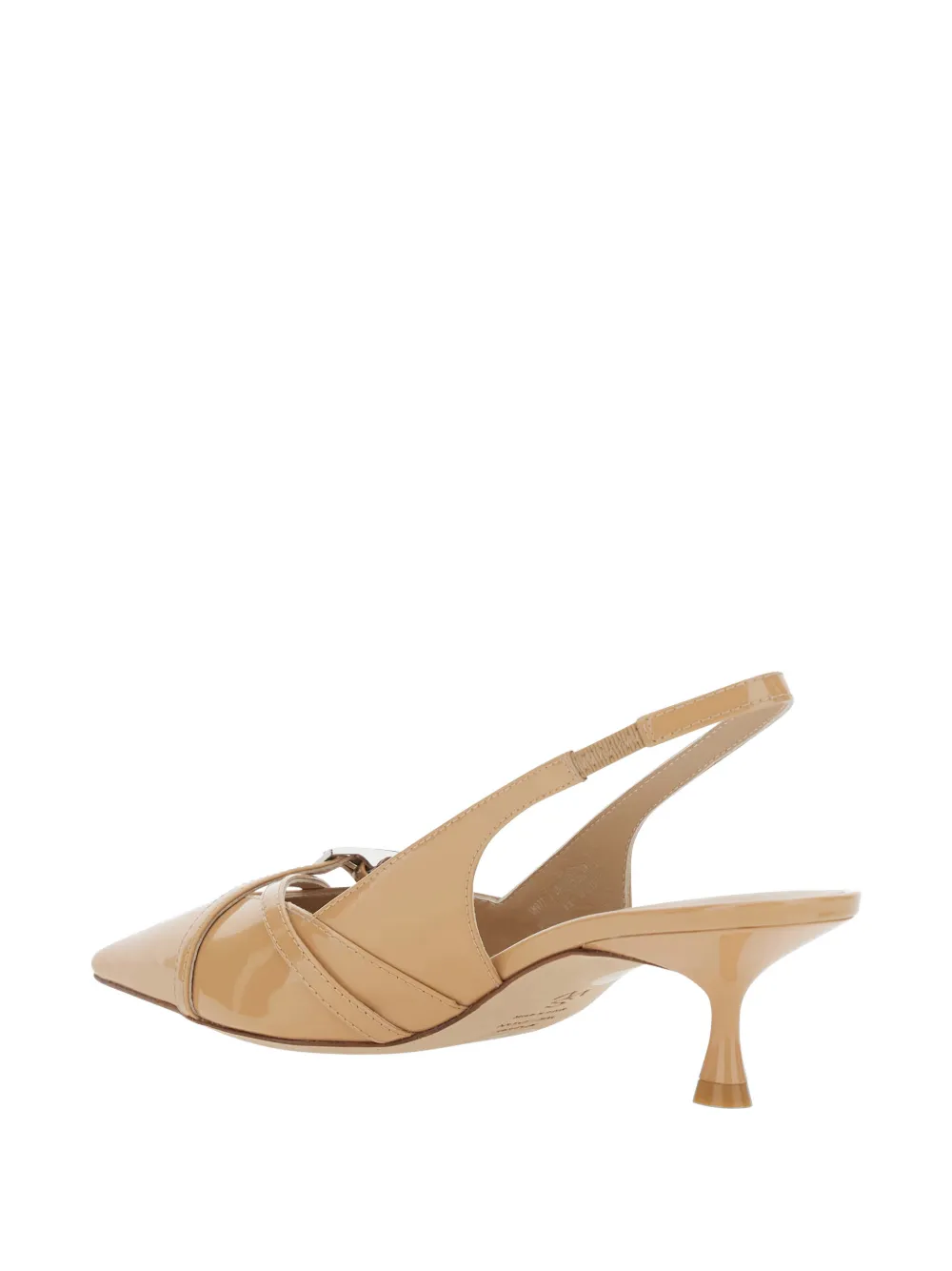 Stuart Weitzman Georgie buckle strap pumps Beige