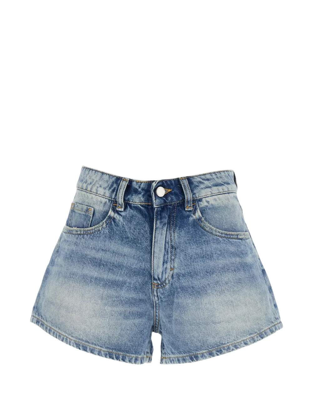 ICON DENIM raw-edge shorts - Blu