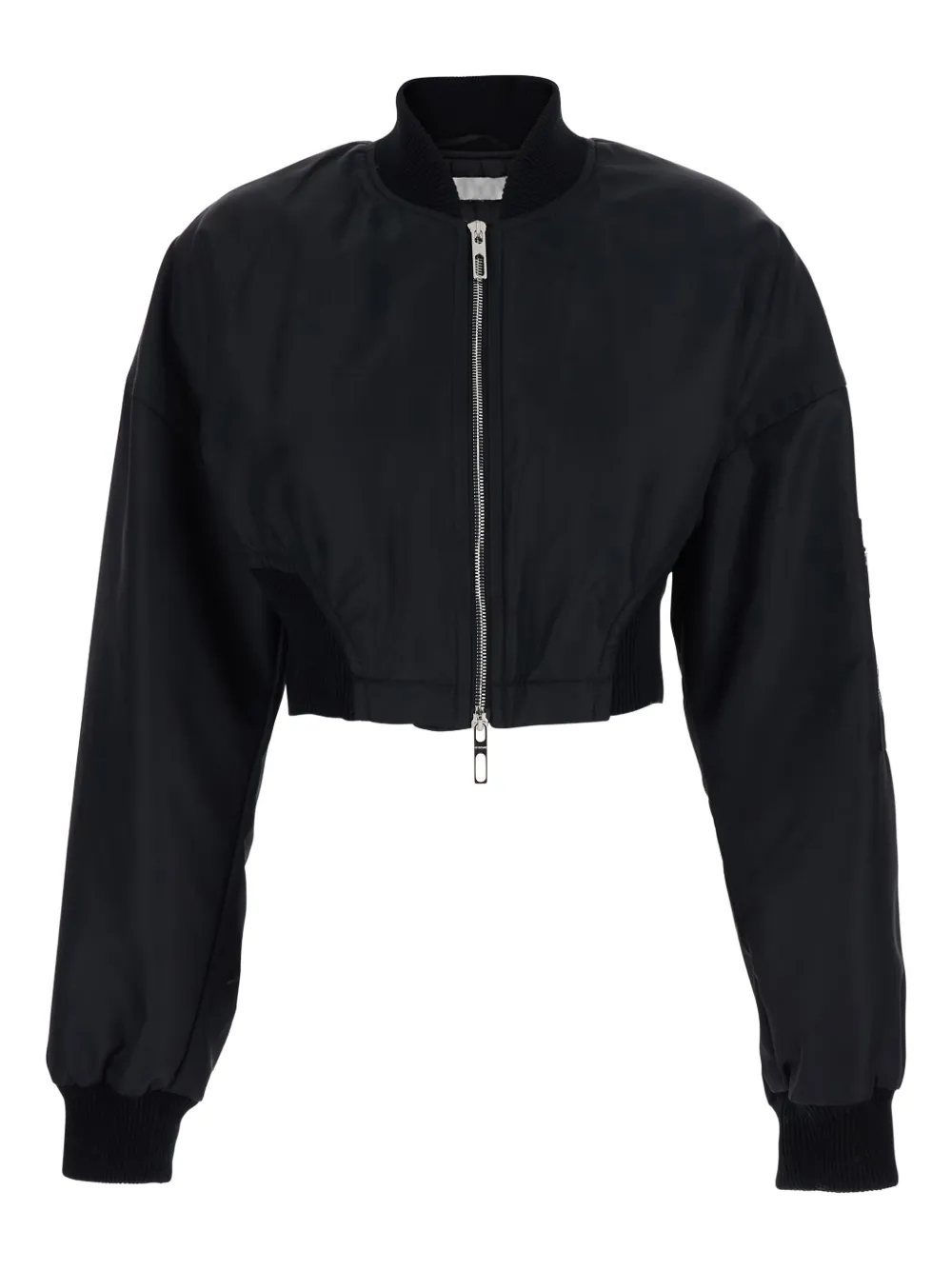 Sportmax Bomber con zip - Nero