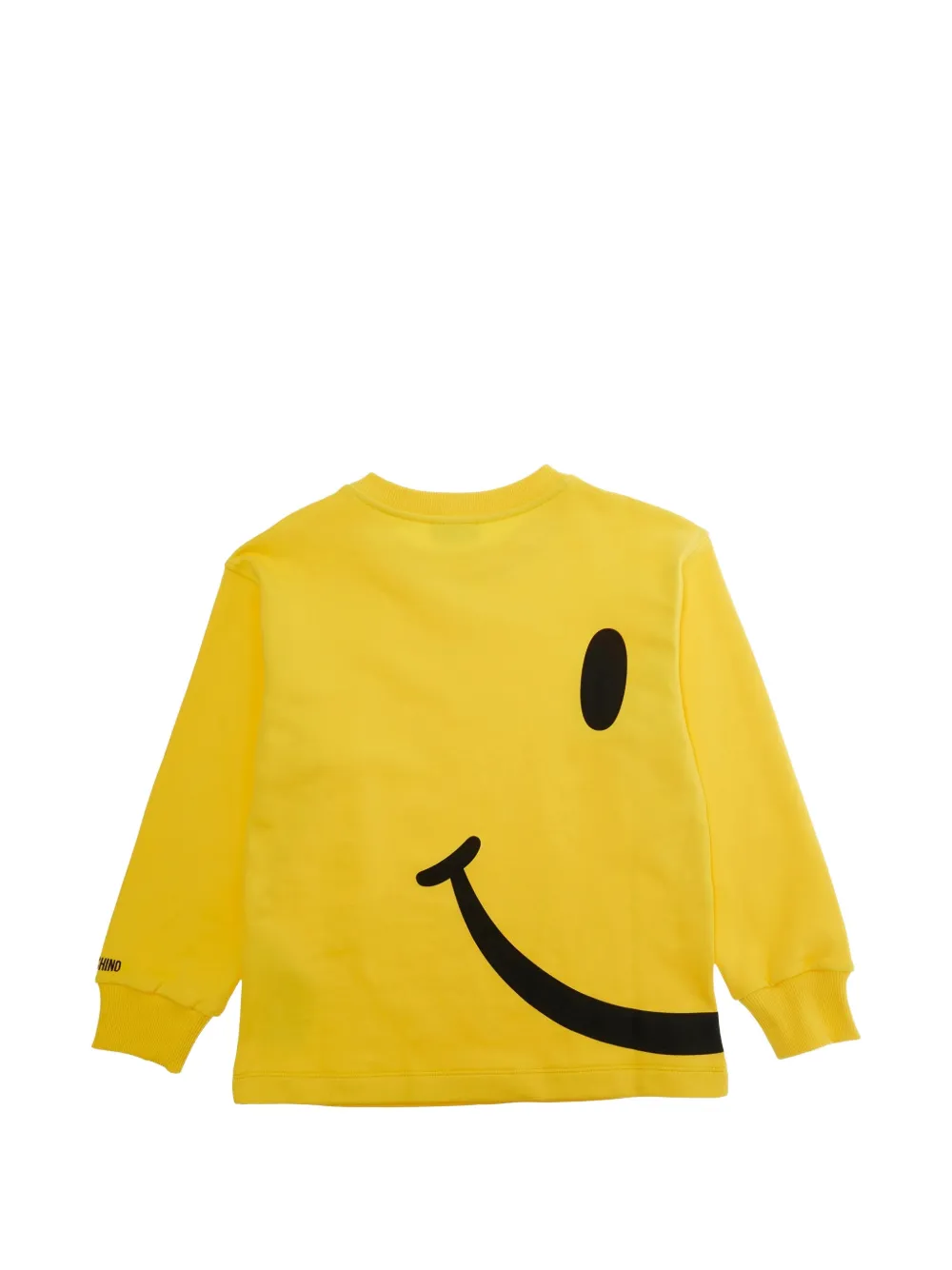 Moschino Kids Trui met ronde hals Geel