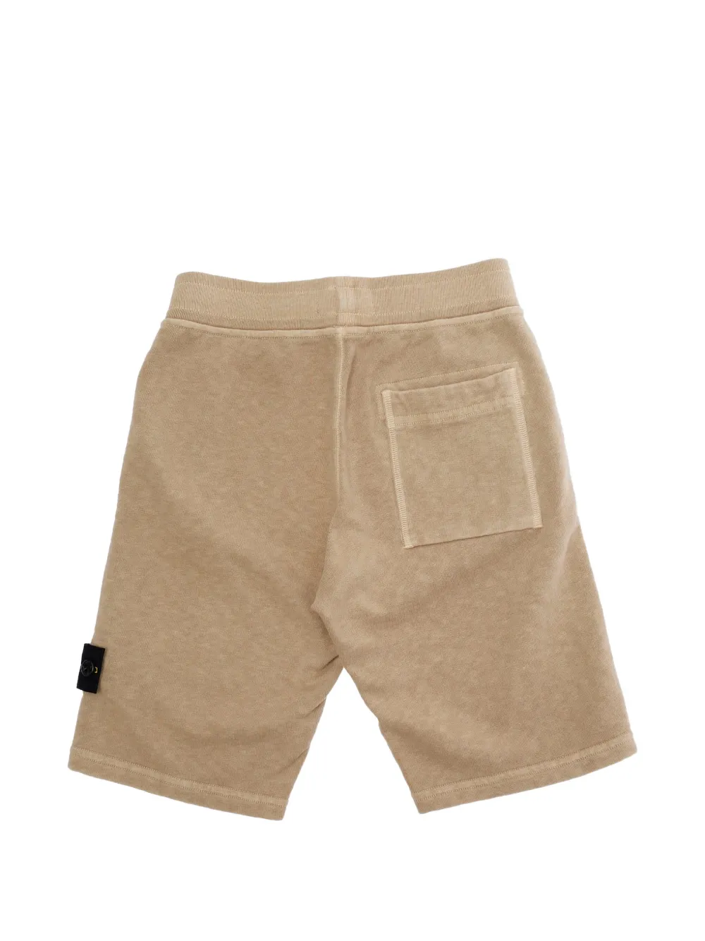 Stone Island Junior Shorts met logopatch Beige